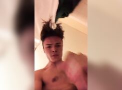 Hot Twink cums on you before shower boys porn