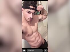 hot guy flexes for snapchat twink gaytube