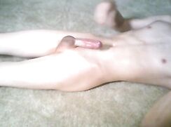 [ABX][5][080] - Oiled up and masturbating to a nice wholesome orgasm.