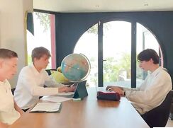 Back To School Bareback Foursome