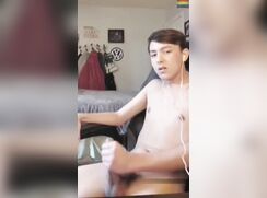 Young twink flex solo gay boys porn