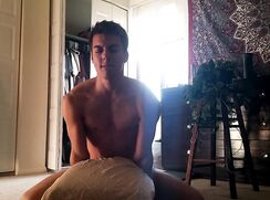 [ABX][5][183] - Teen masturbates with pillows