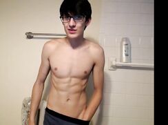 AA Vid - Gay porn hot sexy nerdy boy shows nice body amateur tube cam sexy