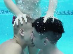 3 twink guys fucking