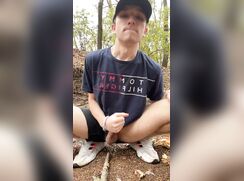 Twink Cums Outdoors 199