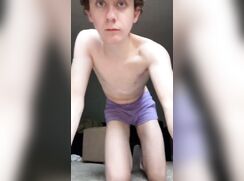 Curly Slovak shows a sweet ass