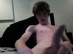 super cute big cock wanking