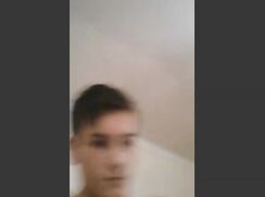 cute guy at hornie night wank