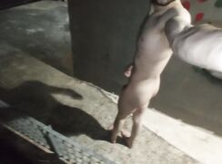 [ABX][5][205] - Piss shower and cum naked in public