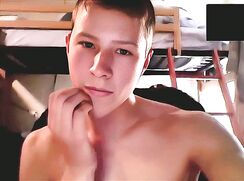 GBT Ginger College Twink  dorm room wanker - AI Enhanced