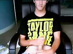 handsome guy with a big cock swow chating show