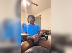 [ABX][A][285] Amateur black boy wanking and hot cumshot