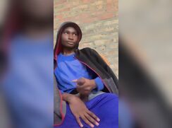 [ABX][A][297] Amateur black boy wanking and hot cumshot