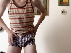 [ABX][5][296] - Twink slaps cock and balls. Huge cumshot on carpet