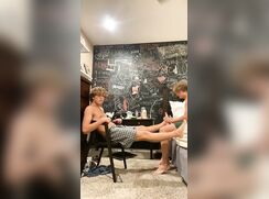 hot str8 guy friends footplay 5