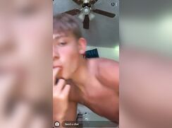 str8 guy cheated by girl to put 2 fingers in his ass