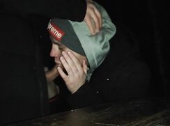 Night blow public Suck porn