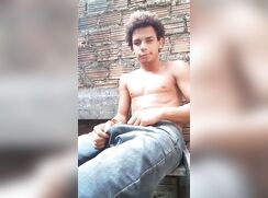 [OCF-GBT][0044] Boy wank outdoors and cumshot