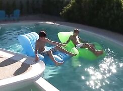 Pool Three Action Three Sex Gay Porn