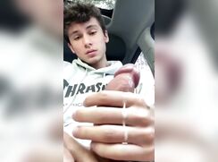 [HBW] Cumming In Car 86638