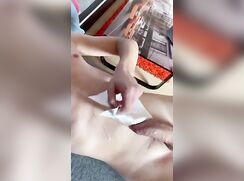 Twink cum on his Abs Porn Boys