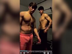 sexy brandon and joey workout