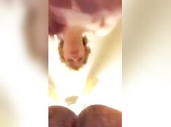 cute blonde fucks his sissy friend ass from below