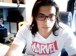 Cute long hair guy twink gay porn