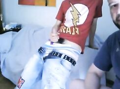 Dad and son on cam boys porn