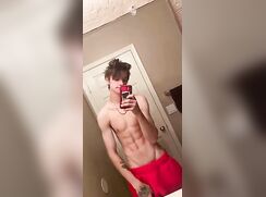 cute brunette long cock wanking cam