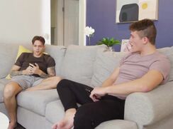 Great rim and fuck on the couch gay porn videos
