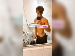 cute fit taned trevor nude show