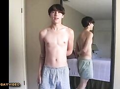 Cute boy photographed and wanked