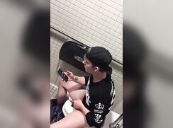 spy cam catches public toilet wanker