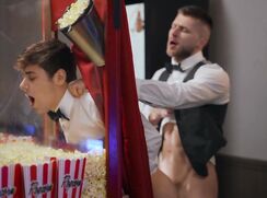 couple friends lovers theater workers fuck sex show tube hot