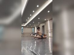 Stretching hips after ballet