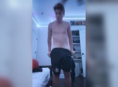 bro strips completely naked after basketball practice