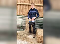 Cum in the hay country porn boys
