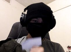 Too bad he is wearing a Mask