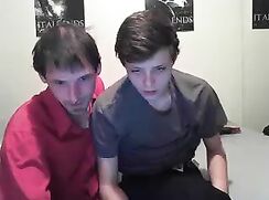 American boy and dad on cam gay porn