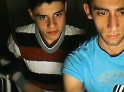 STRAIGHT FRIENDS JERKING OFF - CUMS