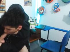 HIS FRIEND SUCKS HIS COCK AFTER SCHOOL