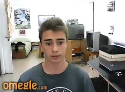Omegle College webcam wanker - AI Enhanced