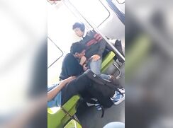 3 STRANGER BUDDIES JERKING OFF IN THE METRO