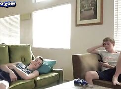 Friends home alone gay boys porn
