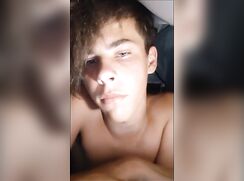 Blue Eyed Teen Camming And Jerking While Camping
