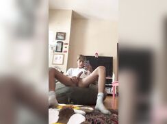cute blonde guy bedroom jacking off selfie boys porn