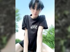 play cock in the public