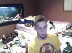 Jerking off a hairy thick cock at home boys porn