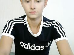 Beautiful Blond Adidas Boy Cum Facial